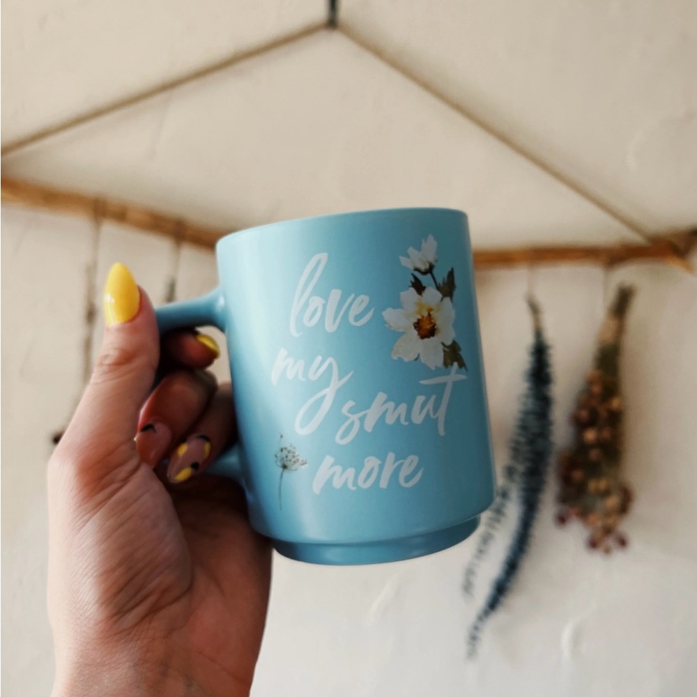 Love My Smut More Floral Mug